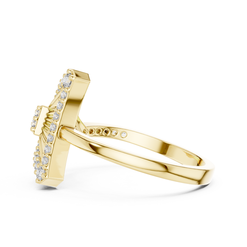 Ladies Ring LR-01 (87) - Yellow Gold - Image