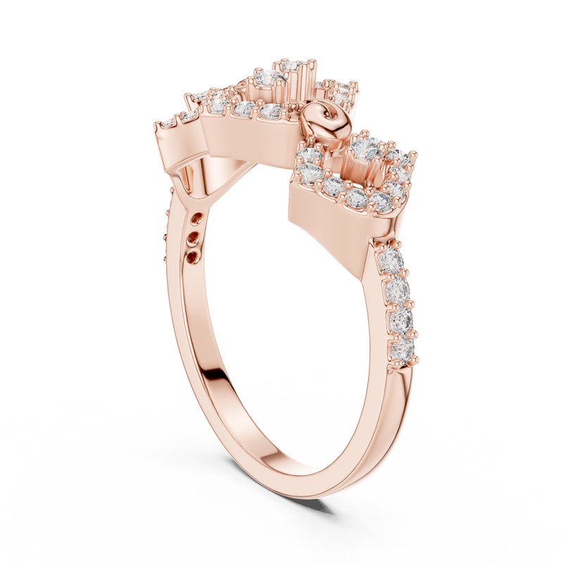 Ladies Ring LR-01 (88) - Rose Gold - Image