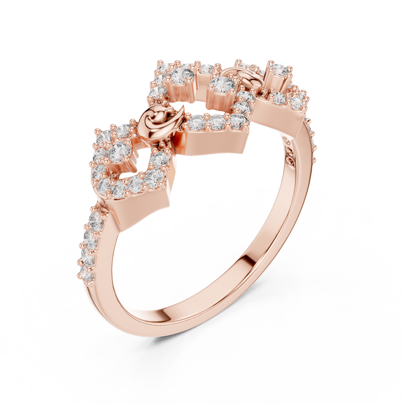 Ladies Ring LR-01 (88) - Rose Gold - Image