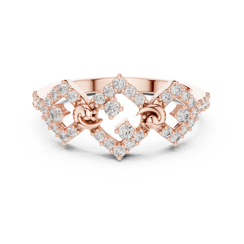 Ladies Ring LR-01 (88) - Rose Gold - Image