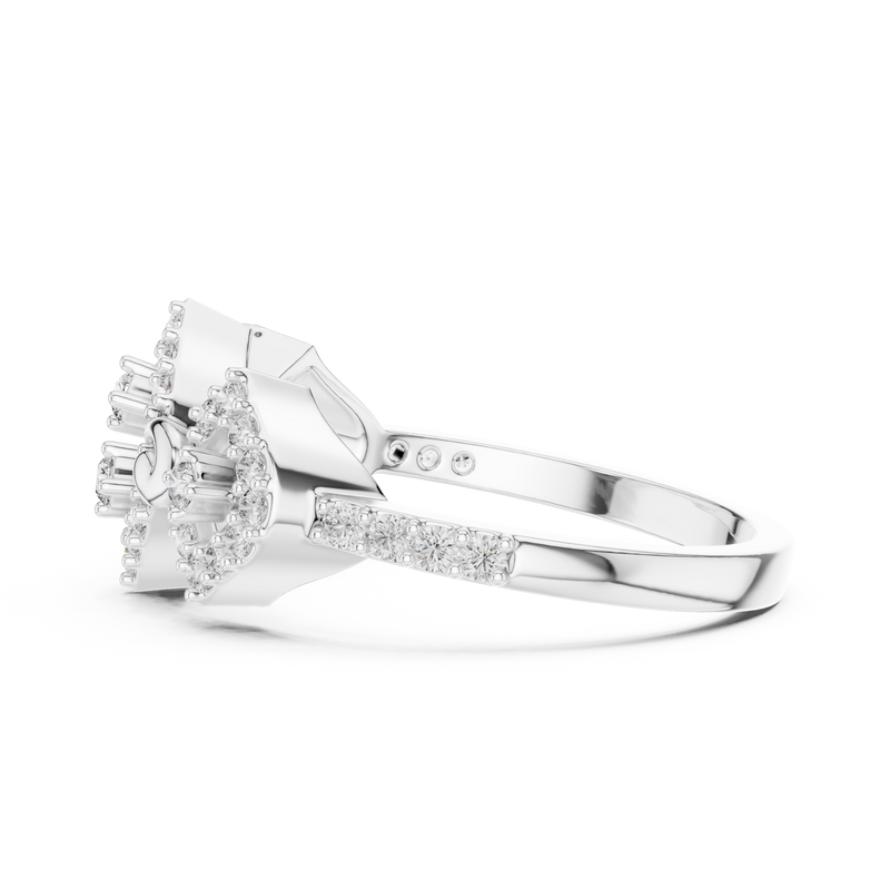 Ladies Ring LR-01 (88) - White Gold - Image