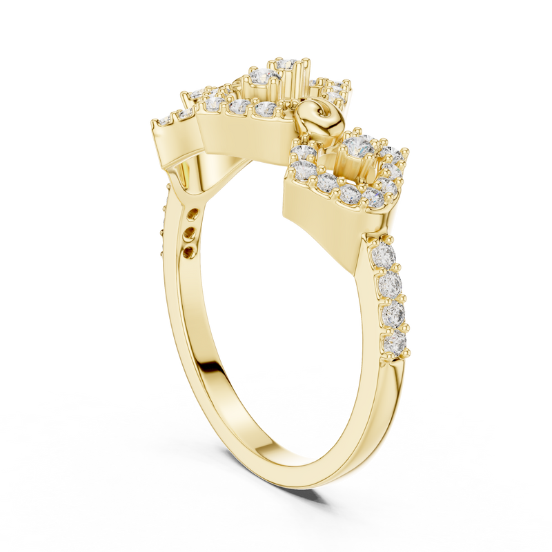 Ladies Ring LR-01 (88) - Yellow Gold - Image