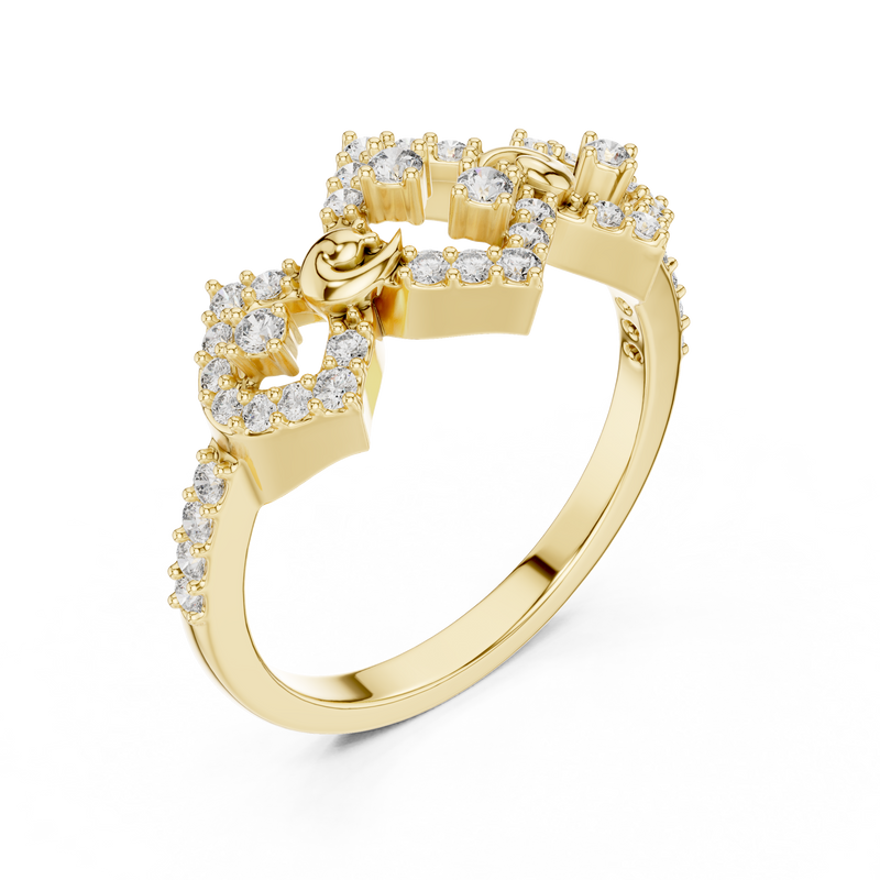 Ladies Ring LR-01 (88) - Yellow Gold - Image