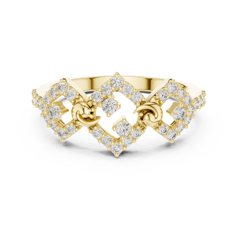Ladies Ring LR-01 (88) - Yellow Gold - Image