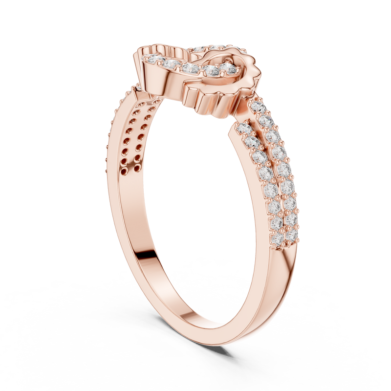 Ladies Ring LR-01 (89) - Rose Gold - Image