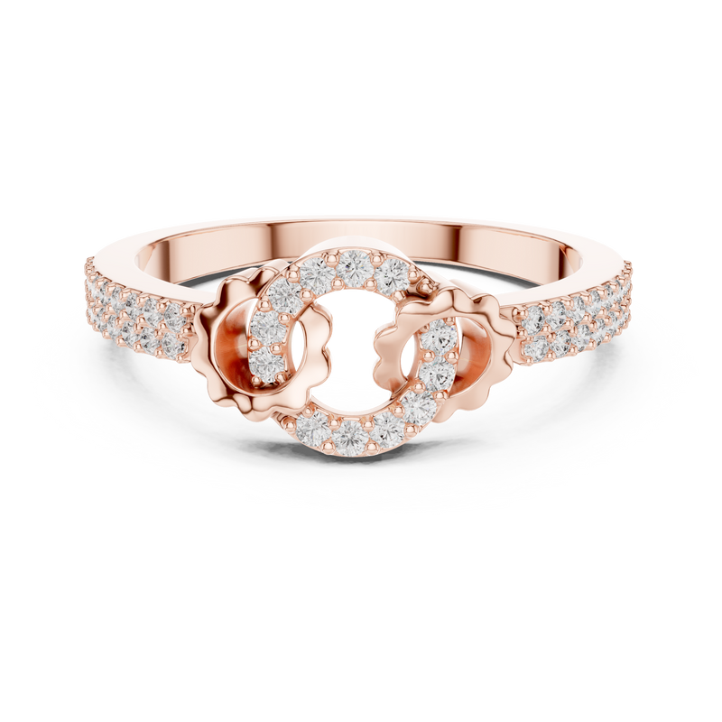 Ladies Ring LR-01 (89) - Rose Gold - Image