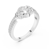 Ladies Ring LR-01 (89) - White Gold - Image