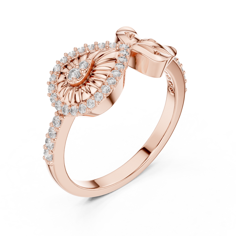 Ladies Ring LR-01 (90) - Rose Gold - Image