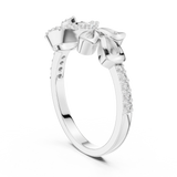 Ladies Ring LR-01 (90) - White Gold - Image