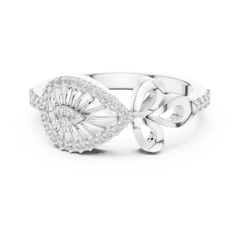 Ladies Ring LR-01 (90) - White Gold - Image