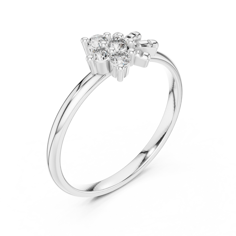 Ladies Ring LR-01 (91) - White Gold - Image