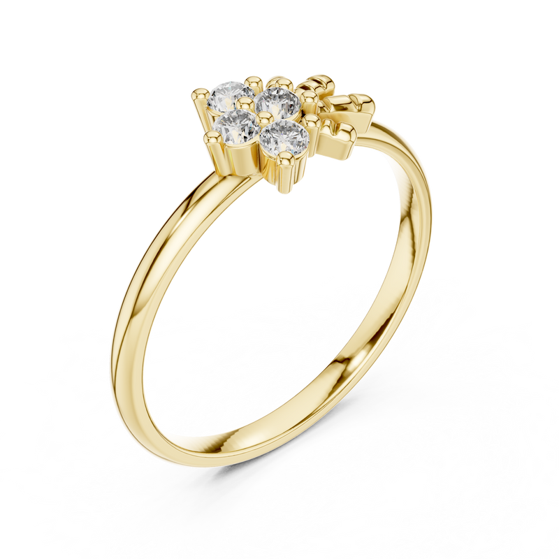 Ladies Ring LR-01 (91) - Yellow Gold - Image