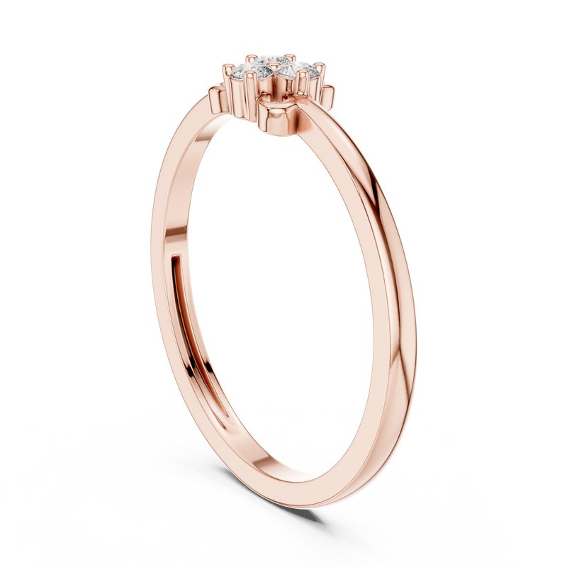 Ladies Ring LR-01 (92) - Rose Gold - Image