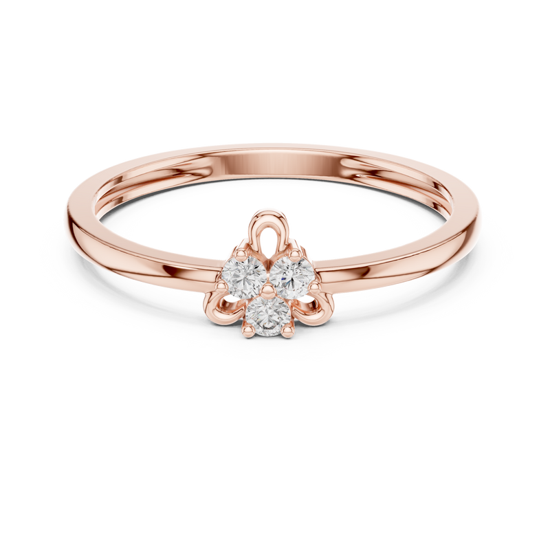 Ladies Ring LR-01 (92) - Rose Gold - Image