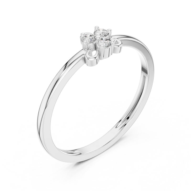 Ladies Ring LR-01 (92) - White Gold - Image
