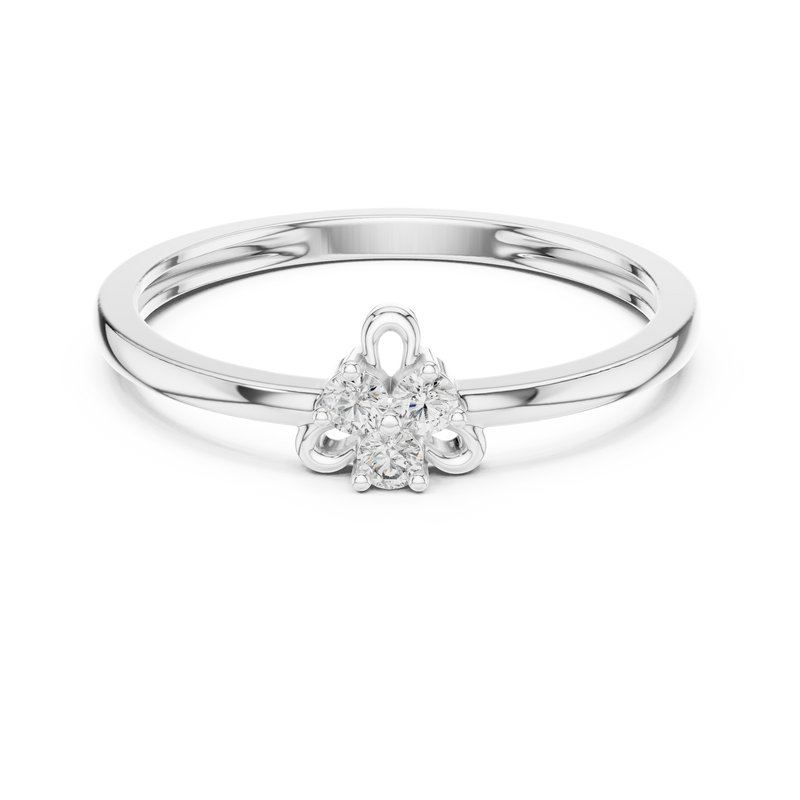 Ladies Ring LR-01 (92) - White Gold - Image