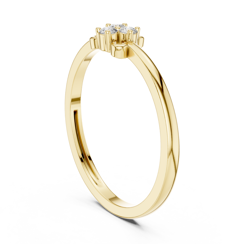 Ladies Ring LR-01 (92) - Yellow Gold - Image