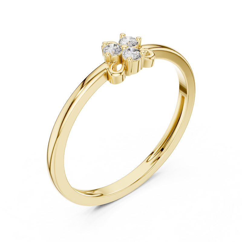 Ladies Ring LR-01 (92) - Yellow Gold - Image