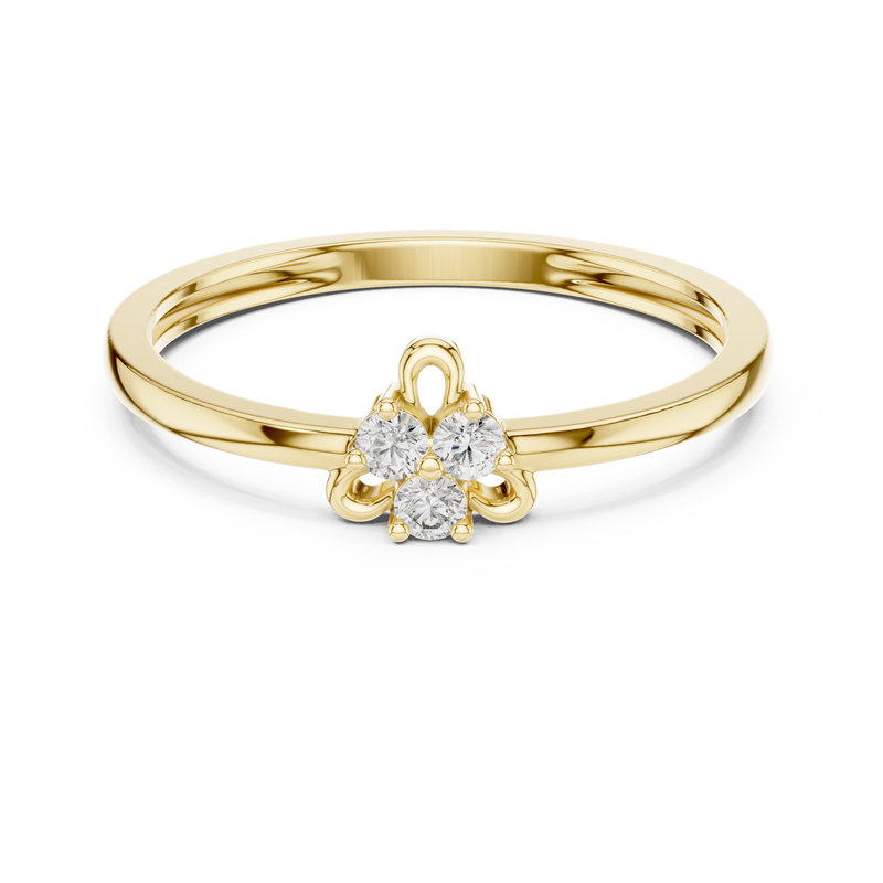 Ladies Ring LR-01 (92) - Yellow Gold - Image