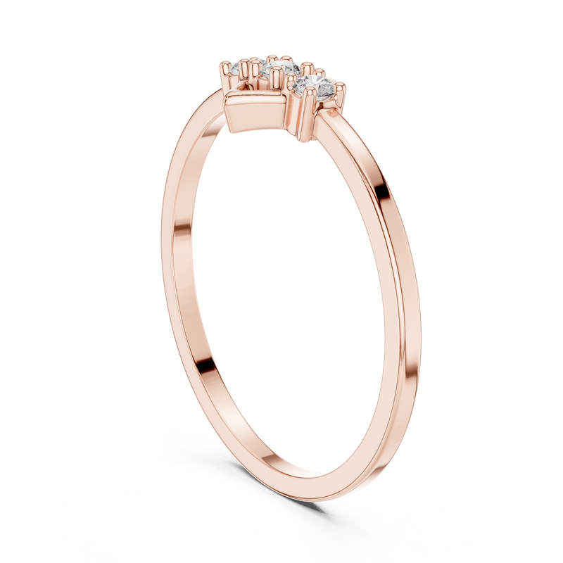 Ladies Ring LR-01 (93) - Rose Gold - Image