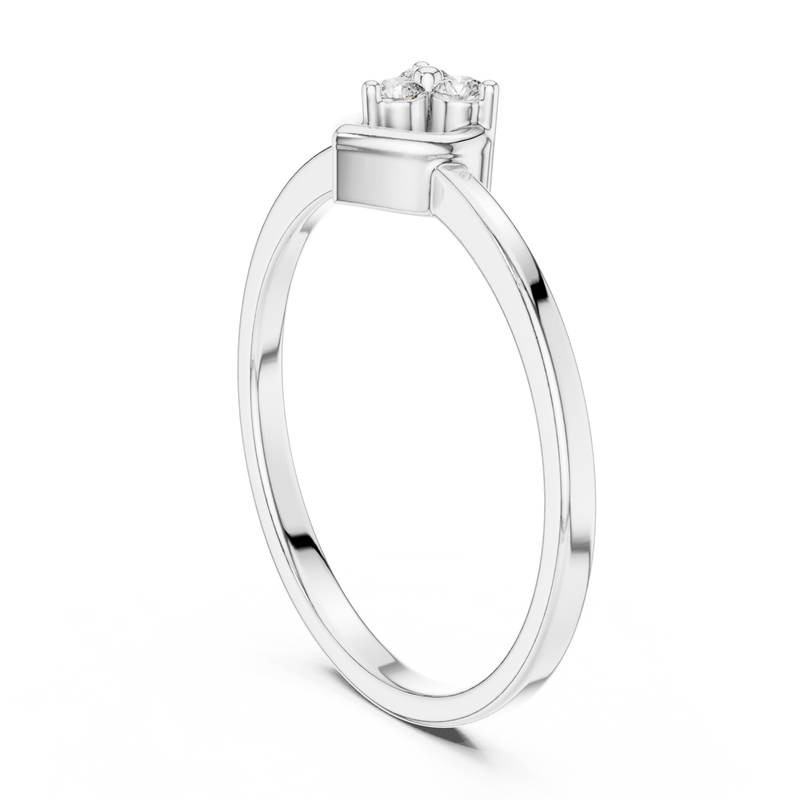 Ladies Ring LR-01 (94) - White Gold - Image