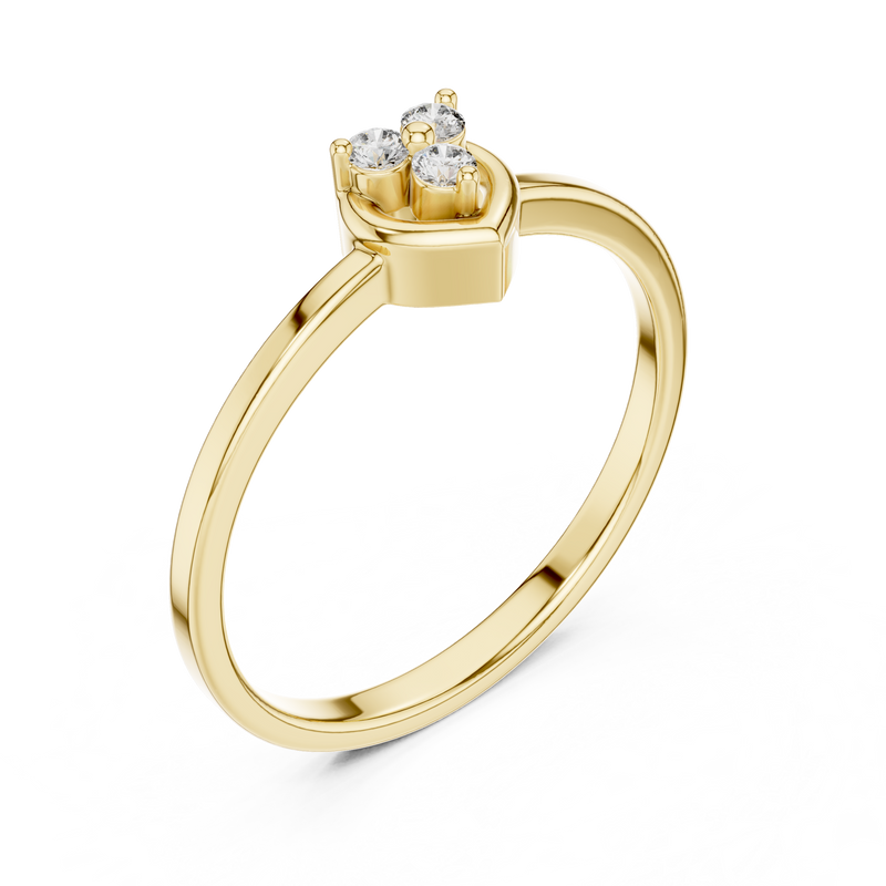 Ladies Ring LR-01 (94) - Yellow Gold - Image
