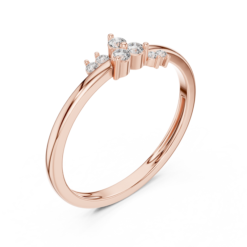 Ladies Ring LR-01 (95) - Rose Gold - Image
