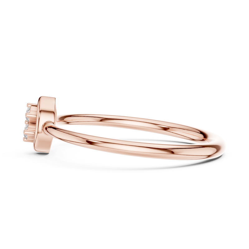 Ladies Ring LR-01 (96) - Rose Gold - Image