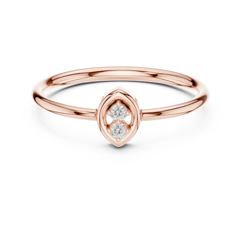 Ladies Ring LR-01 (96) - Rose Gold - Image