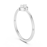 Ladies Ring LR-01 (96) - White Gold - Image