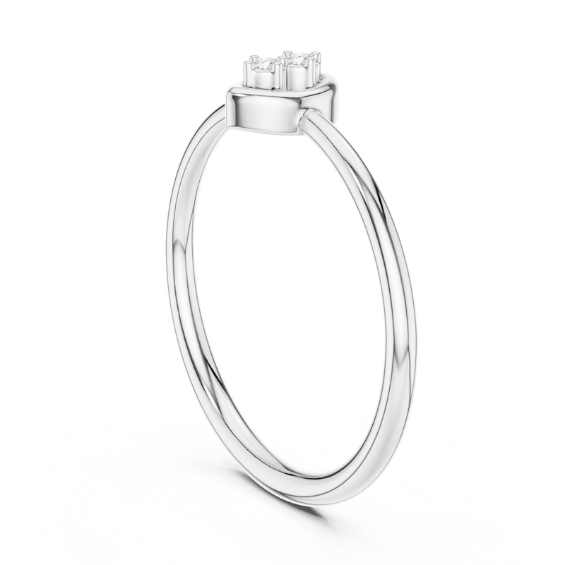 Ladies Ring LR-01 (96) - White Gold - Image