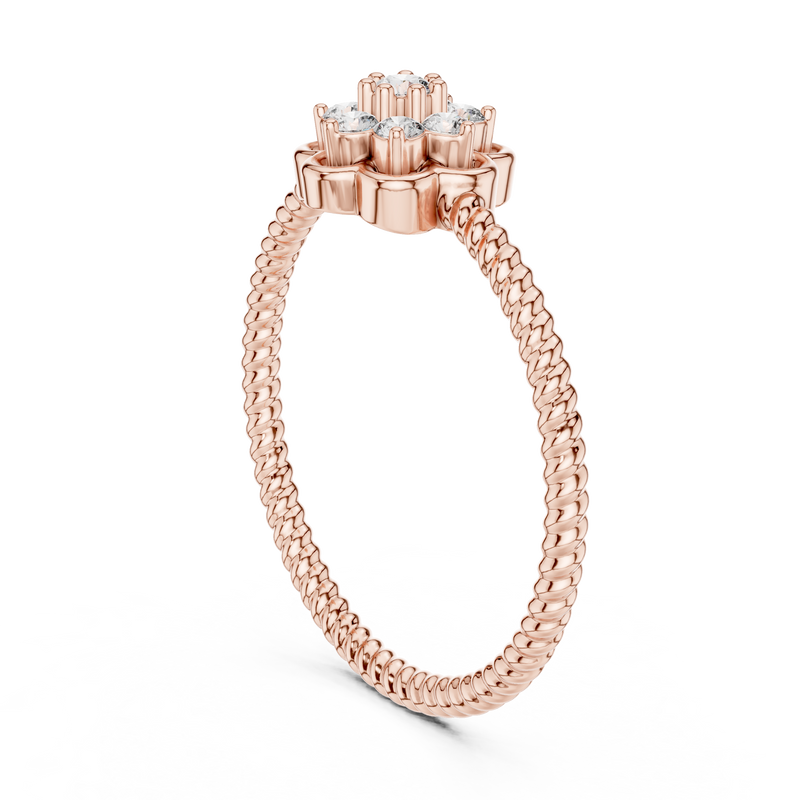 Ladies Ring LR-01 (97) - Rose Gold - Image