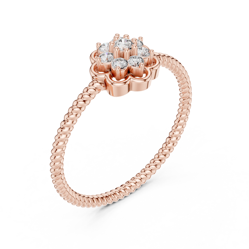 Ladies Ring LR-01 (97) - Rose Gold - Image