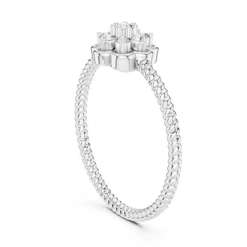 Ladies Ring LR-01 (97) - White Gold - Image