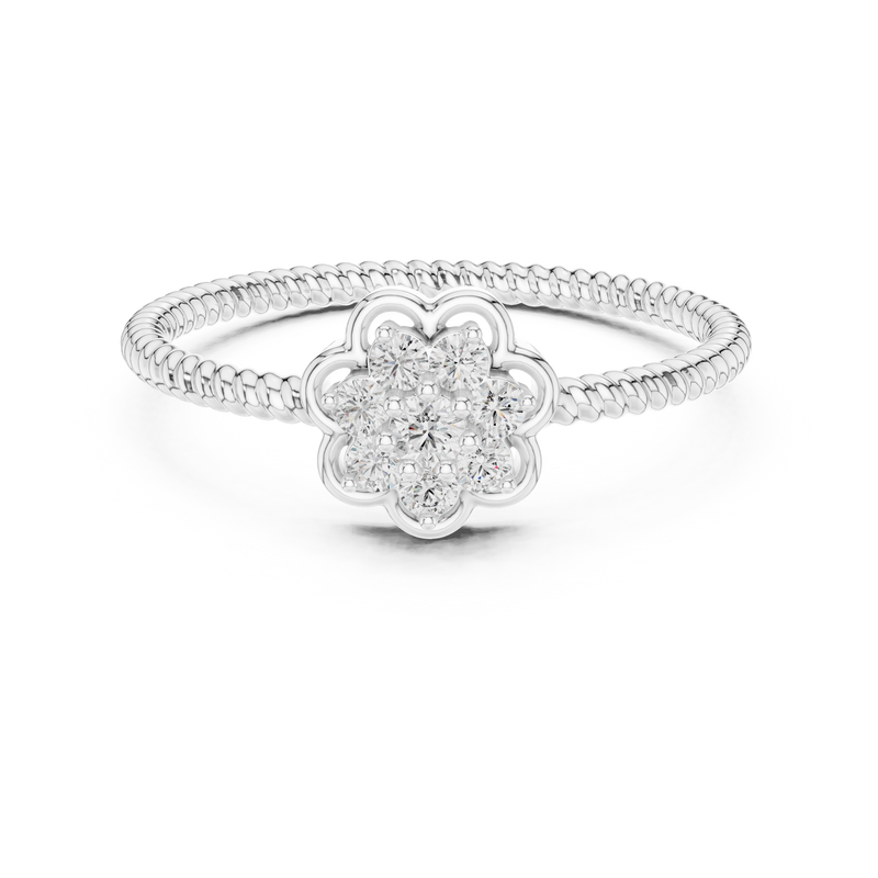 Ladies Ring LR-01 (97) - White Gold - Image
