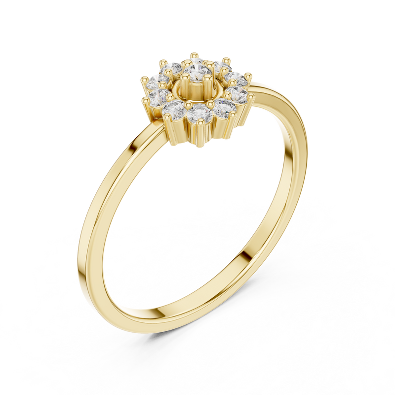 Ladies Ring LR-01 (98) - Yellow Gold - Image