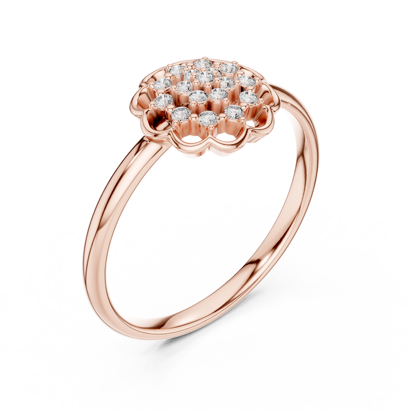 Ladies Ring LR-01 (99) - Rose Gold - Image