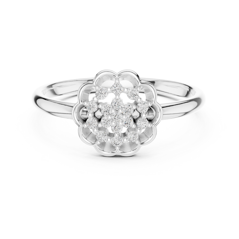 Ladies Ring LR-01 (99) - White Gold - Image