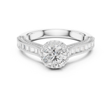 Ladies Ring LR-0206@7 - White Gold - Image