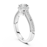 Ladies Ring LR-0206@7 - White Gold - Image