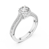 Ladies Ring LR-0206@7 - White Gold - Image