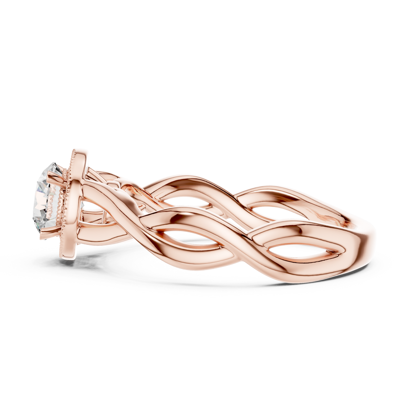 Ladies Ring LR-0208@7 - Rose Gold - Image