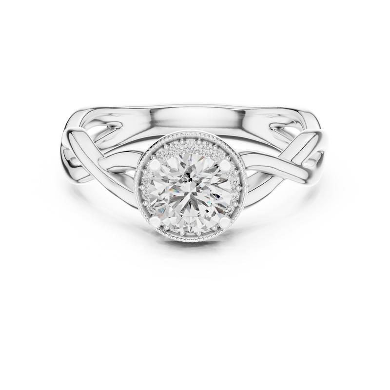Ladies Ring LR-0208@7 - White Gold - Image