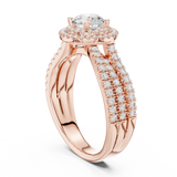 Ladies Ring LR-0213@7 - Rose Gold - Image