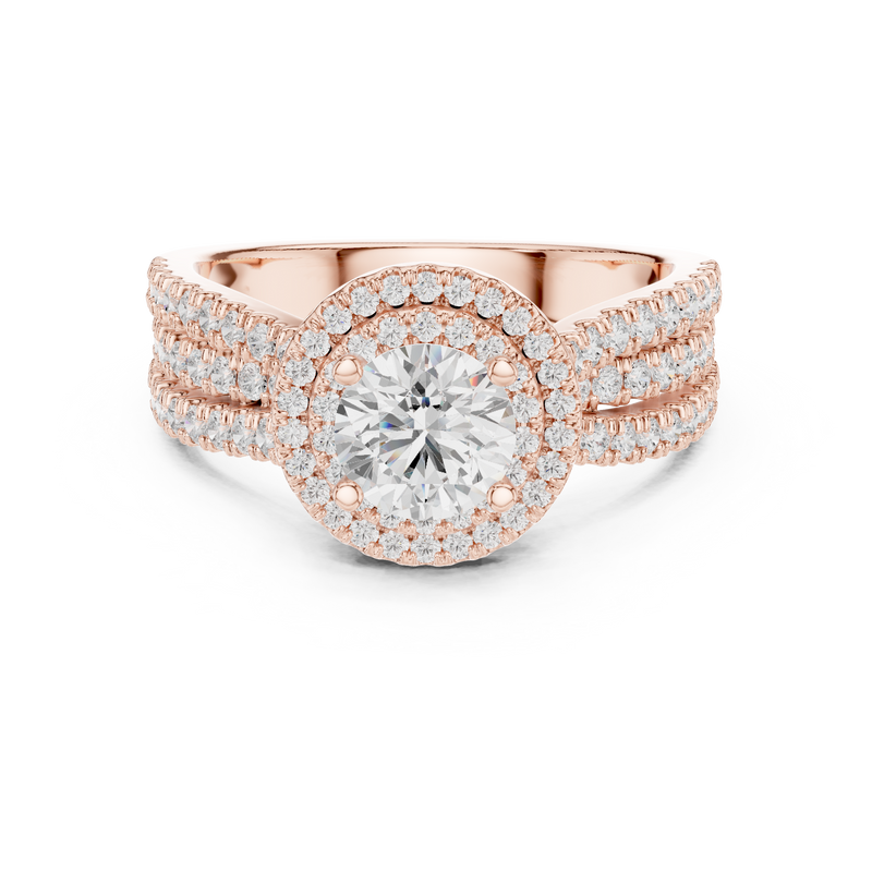 Ladies Ring LR-0213@7 - Rose Gold - Image