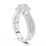 Ladies Ring LR-0213@7 - White Gold - Image