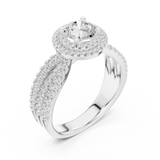 Ladies Ring LR-0213@7 - White Gold - Image