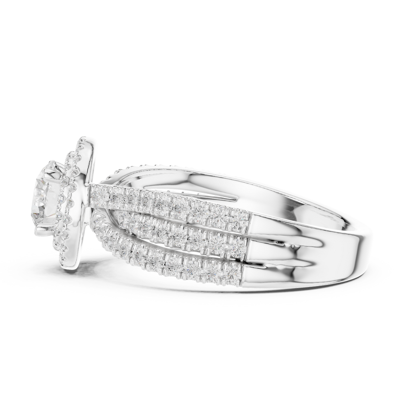 Ladies Ring LR-0213@7 - White Gold - Image