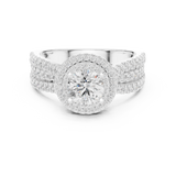 Ladies Ring LR-0213@7 - White Gold - Image