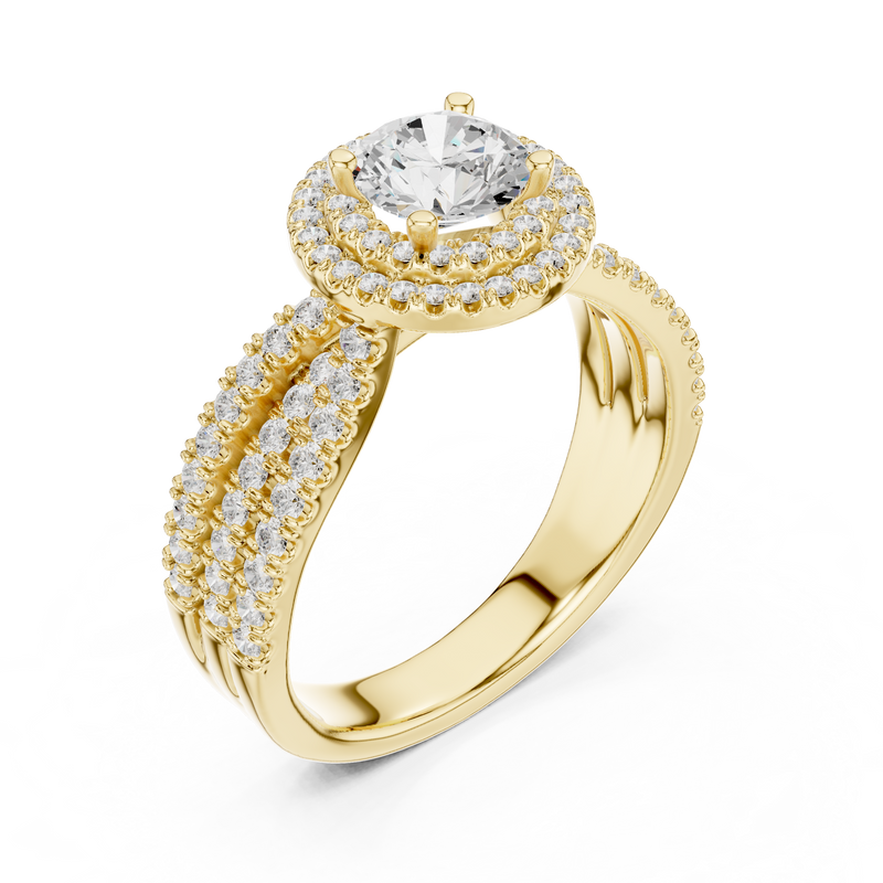 Ladies Ring LR-0213@7 - Yellow Gold - Image